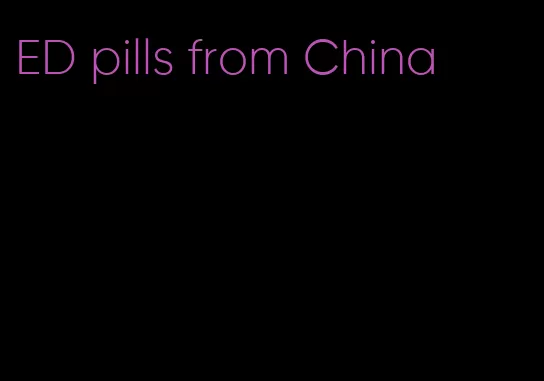 ED pills from China