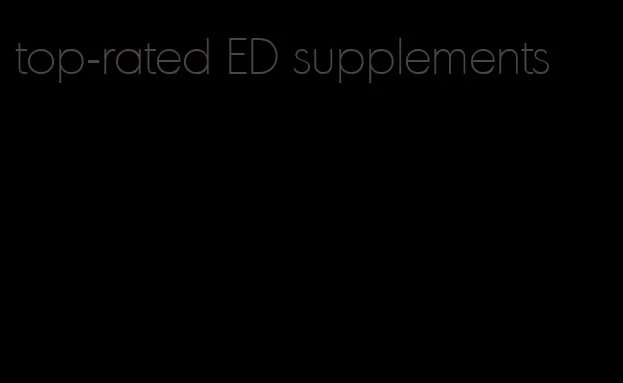 top-rated ED supplements