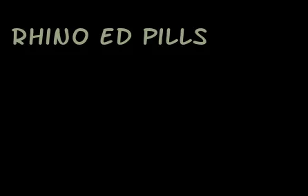 rhino ED pills