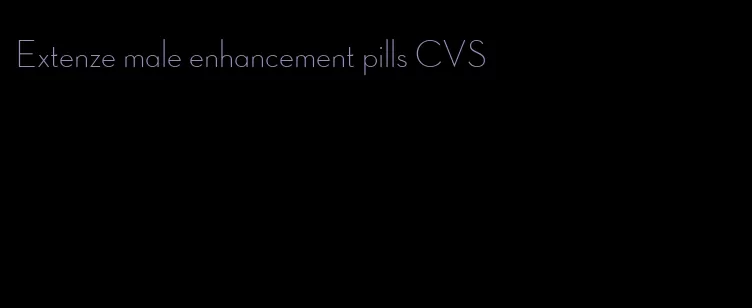 Extenze male enhancement pills CVS