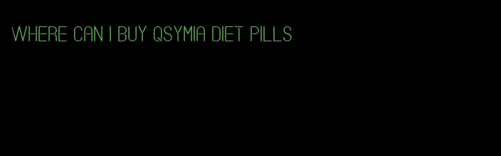 where can I buy qsymia diet pills