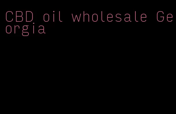 CBD oil wholesale Georgia