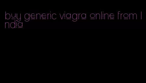 buy generic viagra online from India