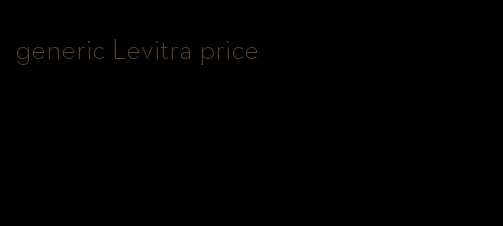 generic Levitra price