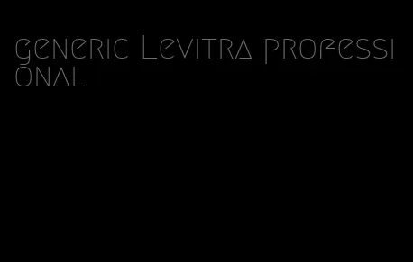 generic Levitra professional
