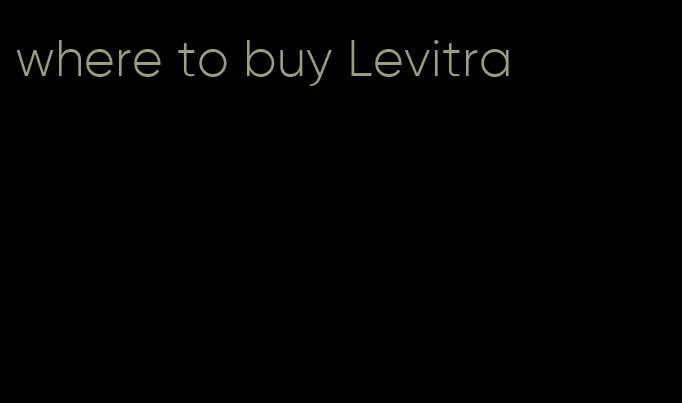 where to buy Levitra