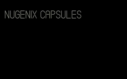 Nugenix capsules
