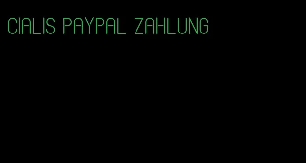 Cialis PayPal zahlung