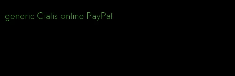 generic Cialis online PayPal
