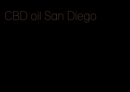 CBD oil San Diego