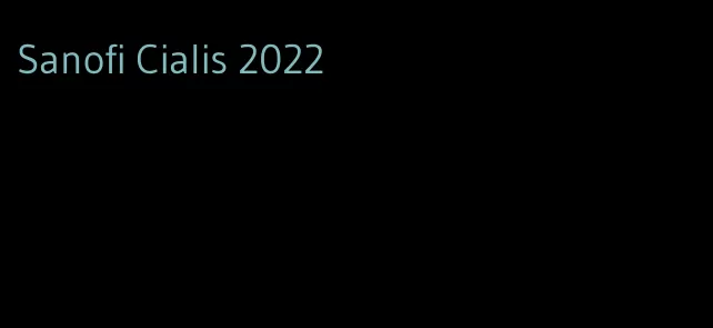 Sanofi Cialis 2022