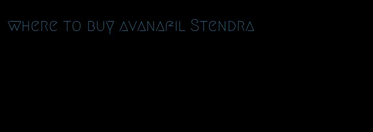 where to buy avanafil Stendra