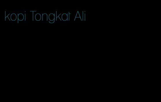 kopi Tongkat Ali