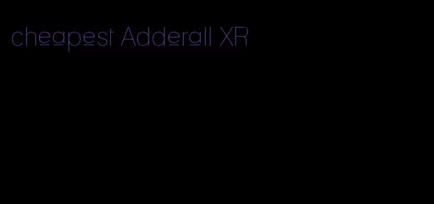 cheapest Adderall XR