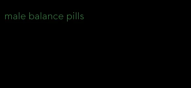 male balance pills