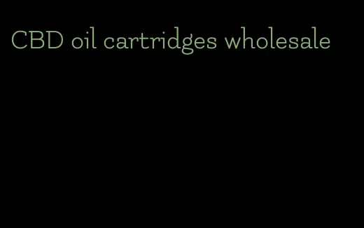 CBD oil cartridges wholesale