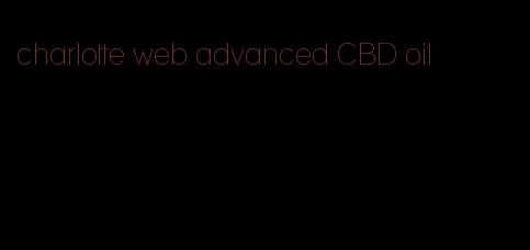 charlotte web advanced CBD oil