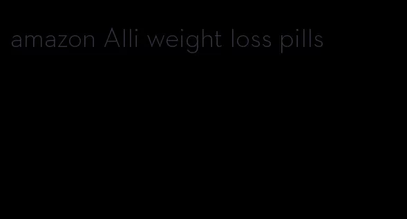 amazon Alli weight loss pills