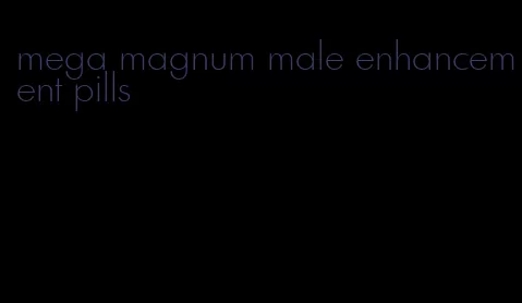 mega magnum male enhancement pills