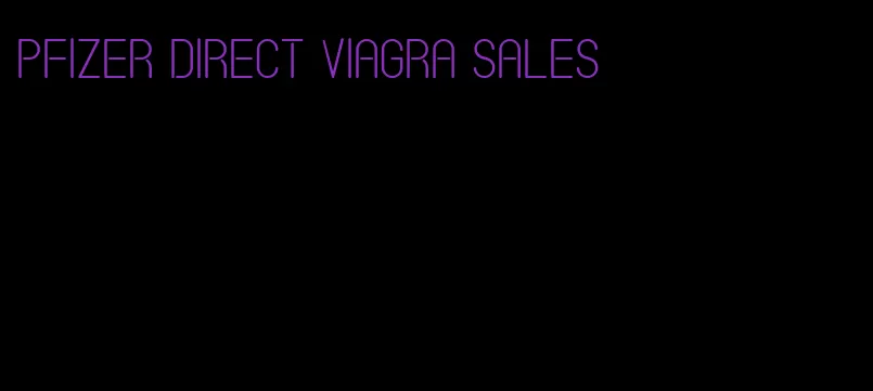 Pfizer direct viagra sales