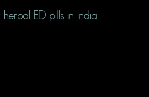 herbal ED pills in India