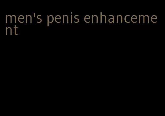 men's penis enhancement
