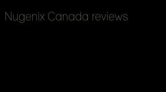 Nugenix Canada reviews