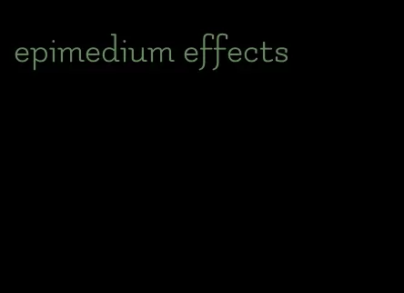 epimedium effects