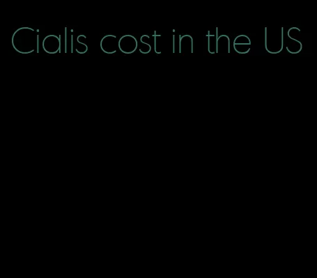 Cialis cost in the US