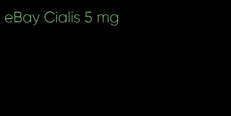 eBay Cialis 5 mg