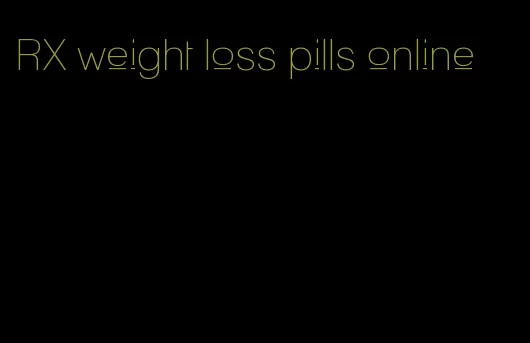 RX weight loss pills online