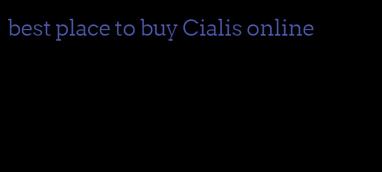 best place to buy Cialis online