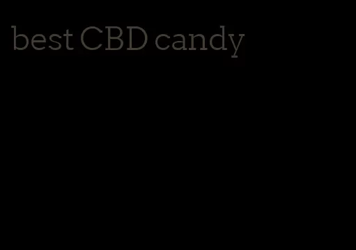 best CBD candy