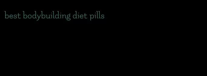 best bodybuilding diet pills
