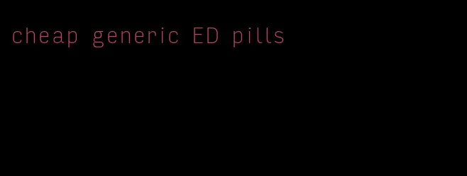 cheap generic ED pills