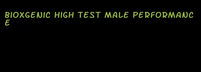 BioXgenic high test male performance