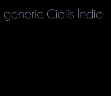 generic Cialis India