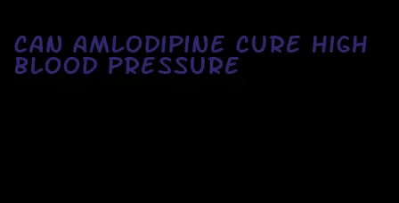 can amlodipine cure high blood pressure