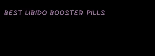 best libido booster pills