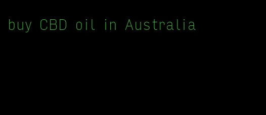buy CBD oil in Australia