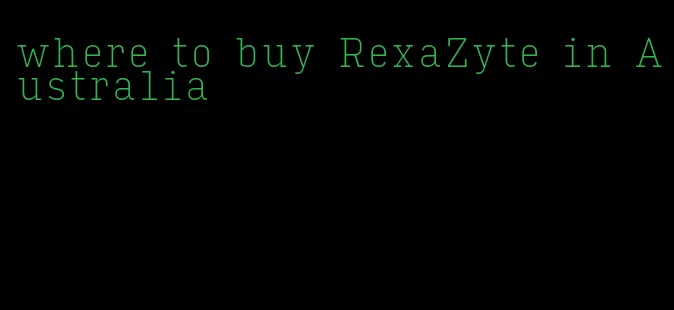 where to buy RexaZyte in Australia