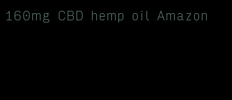 160mg CBD hemp oil Amazon