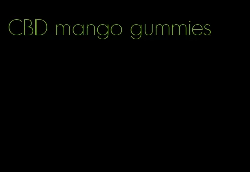 CBD mango gummies