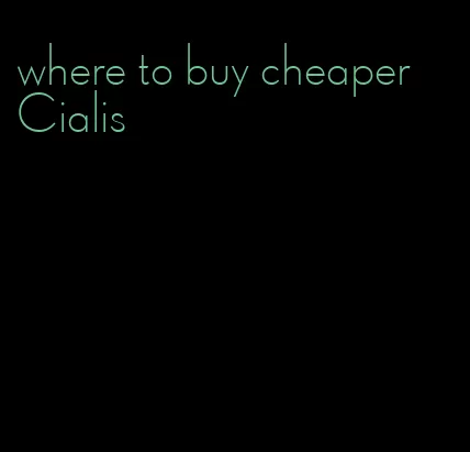 where to buy cheaper Cialis