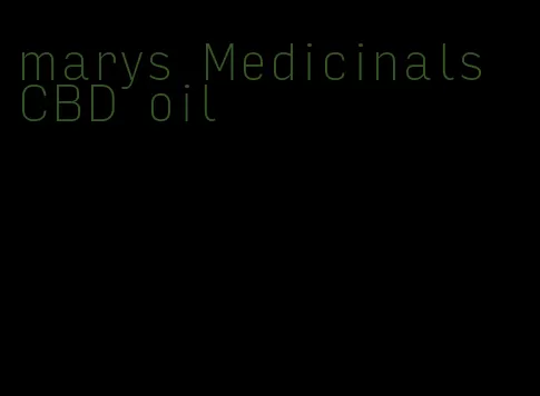 marys Medicinals CBD oil