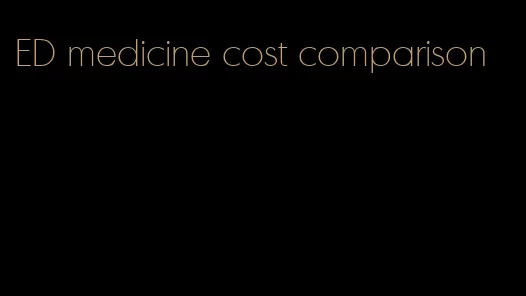 ED medicine cost comparison