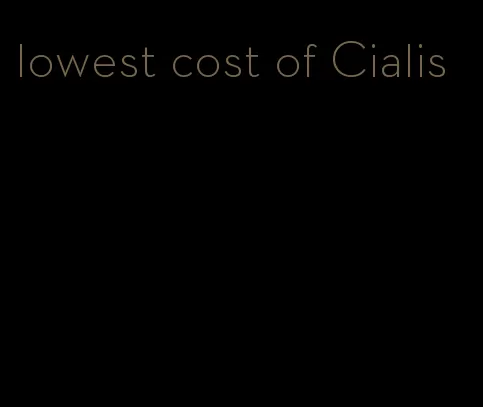 lowest cost of Cialis