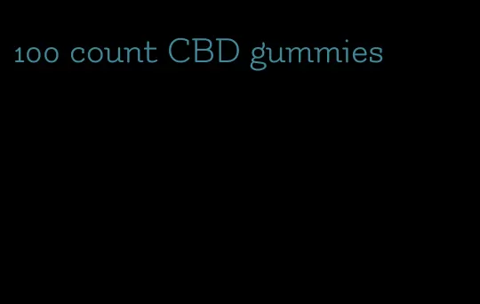 100 count CBD gummies