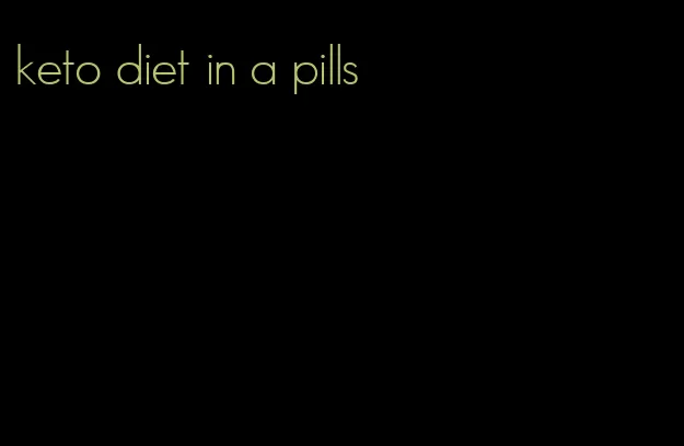keto diet in a pills