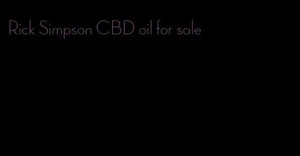 Rick Simpson CBD oil for sale